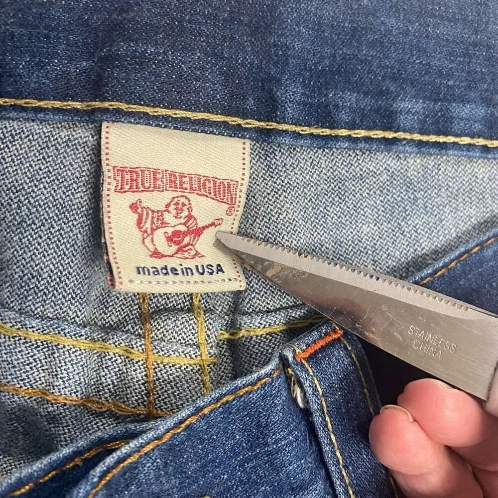 TRUE RELIGION Men’s Billy Jeans‎ Size 34/33 Hem Has been Altered SEE DESCRIPTION